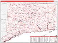 Connecticut Wall Map