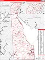 Delaware Wall Map