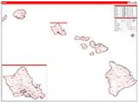 Hawaii Wall Map