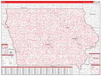Iowa Wall Map