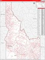 Idaho Wall Map