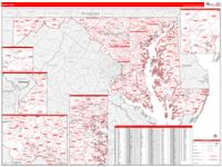 Maryland Wall Map