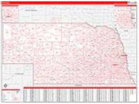 Nebraska Wall Map