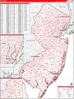 New Jersey Wall Map