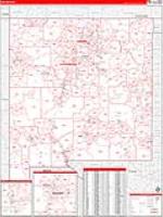 New Mexico Wall Map Zip Code