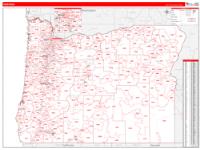Oregon Wall Map