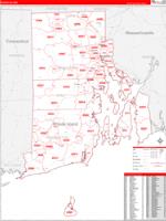 Rhode Island Wall Map