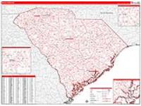 South Carolina Wall Map
