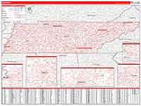 Tennessee Wall Map