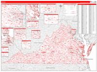 Virginia Wall Map