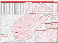 West Virginia Wall Map