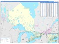 Ontario Wall Map