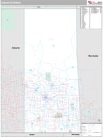 Saskatchewan Wall Map