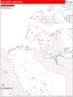 Northwest Territories Wall Map