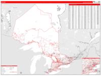 Ontario Wall Map