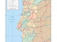 Portugal Physical Wall Map by GraphiOgre - MapSales