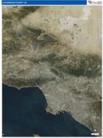 Los Angeles , Ca Wall Map