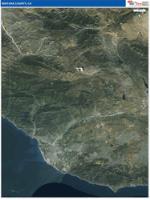Ventura , Ca Wall Map