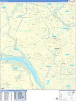 Bethesda Wall Map