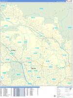 Glendale California Zip Code Wall Map (Red Line Style) by MarketMAPS ...