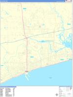 Gulfport Wall Map Zip Code