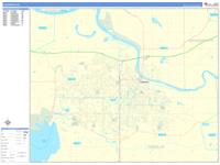 Lawrence Wall Map Zip Code