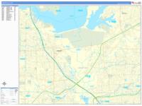 Lewisville Wall Map