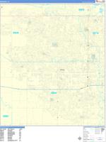 Meridian Idaho Zip Code Wall Map (Red Line Style) by MarketMAPS - MapSales