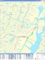 Newark Wall Map