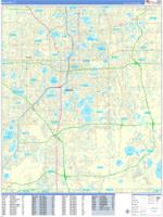 Orlando Wall Map