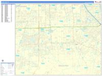 Pearland Wall Map