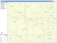 Southfield Michigan Zip Code Wall Map (Red Line Style) by MarketMAPS ...