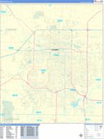 Springfield Wall Map