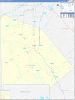 Atascosa, Tx Wall Map Zip Code