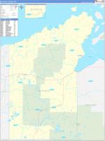 Bayfield, Wi Wall Map Zip Code