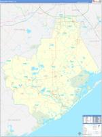 Brazoria, Tx Wall Map