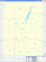 Brown, Sd Wall Map