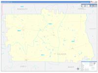 Calhoun County, GA Wall Map Premium Style by MarketMAPS - MapSales