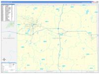 Calhoun, Mi Carrier Route Wall Map