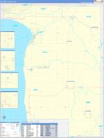 Calumet, Wi Carrier Route Wall Map