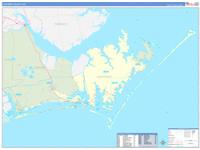 Carteret, Nc Carrier Route Wall Map
