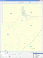 Chase, Ks Carrier Route Wall Map