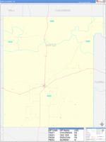 Cottle, Tx Carrier Route Wall Map