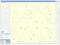 Custer, Ne Wall Map Zip Code