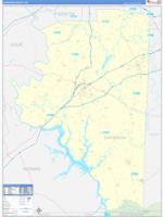 Davidson, Nc Carrier Route Wall Map