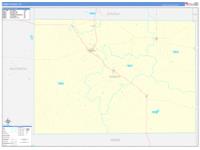 Dimmit County, TX Wall Map Premium Style by MarketMAPS - MapSales