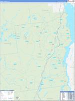 Essex, Ny Wall Map Zip Code