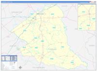 Florence, Sc Wall Map Zip Code