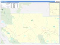 Fremont, Co Wall Map Zip Code