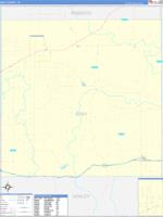 Gray, Tx Carrier Route Wall Map